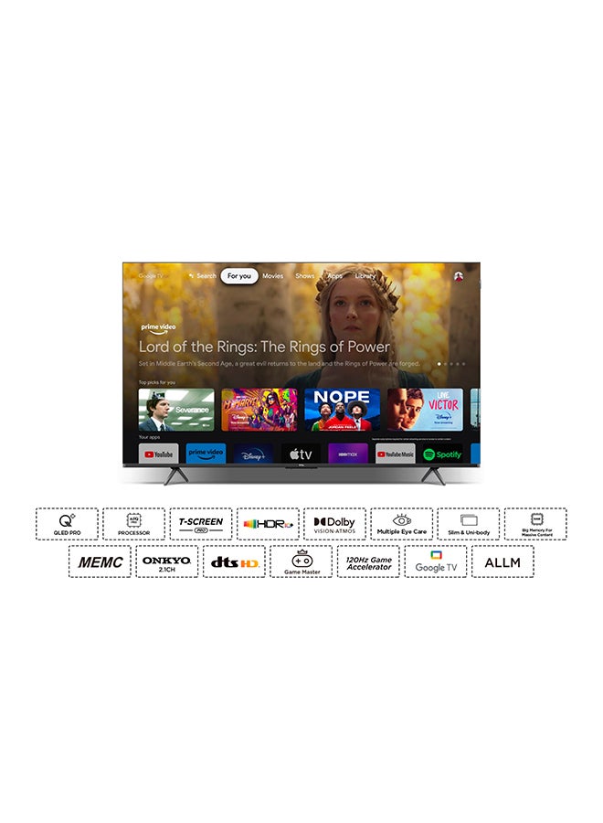 50 Inch QLED Google TV, (2024), 60HZ, built In Receiver - 50C655 Black 50C655 Black - pnsku/N70075583V/45/_/1716886595/5079cbd3-9607-4962-aeec-240863fc4351