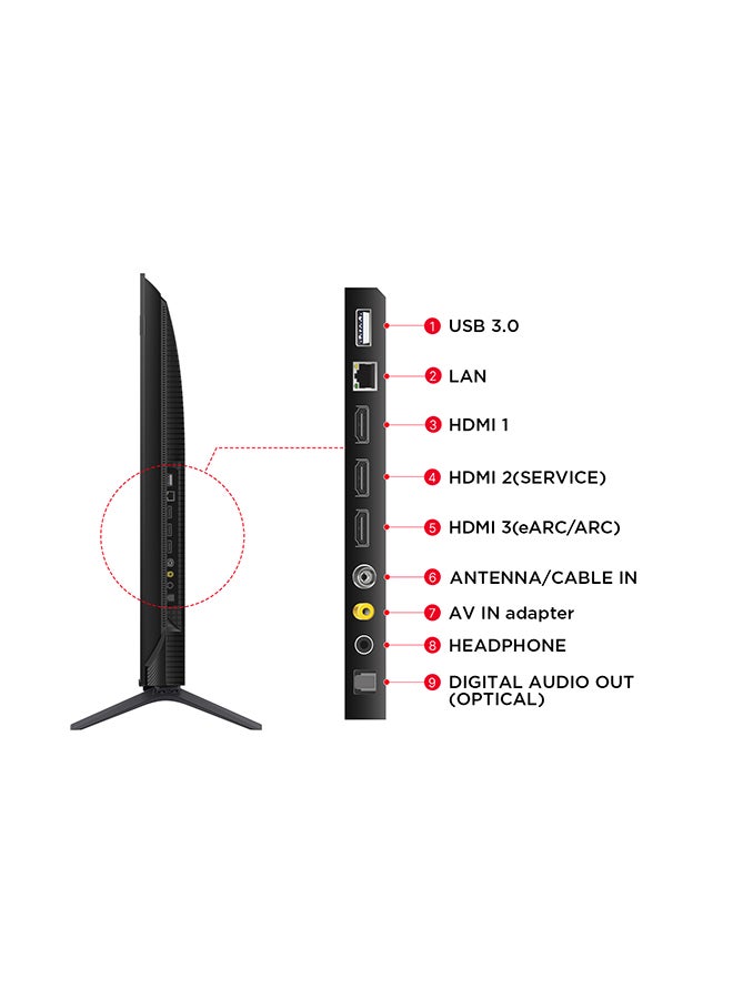 TCL 50 Inch QLED Google TV, (2024), 60HZ, built In Receiver - 50C655 Black 50C655 Black  - Image 4