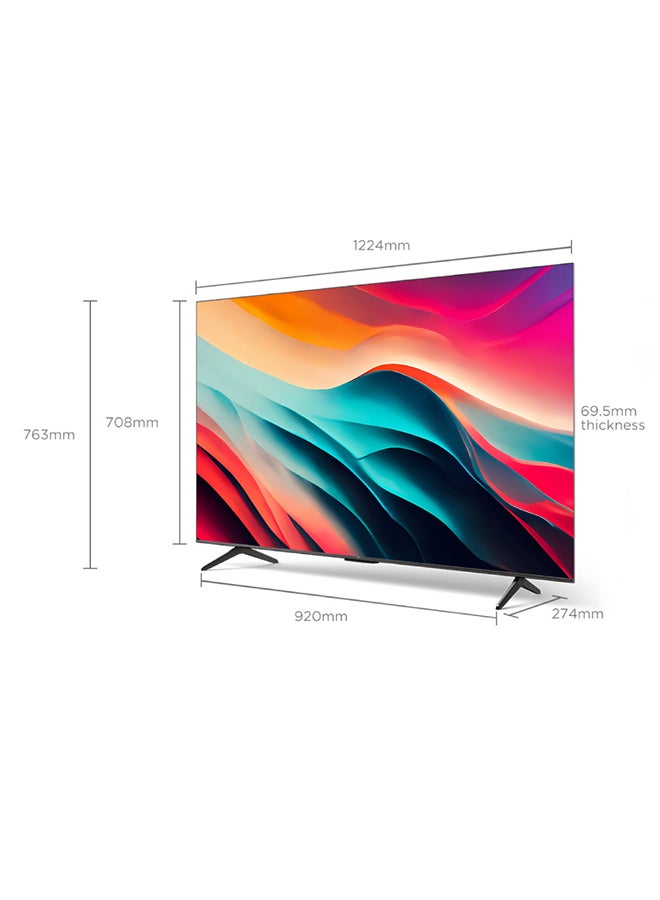 TCL - 55-Inch 4K WCG UHD HDR10+ Google TV And Native 120HZ Refresh Rate Dolby Vision & Sound  - 55P79B Brushed Titanium - Image 1