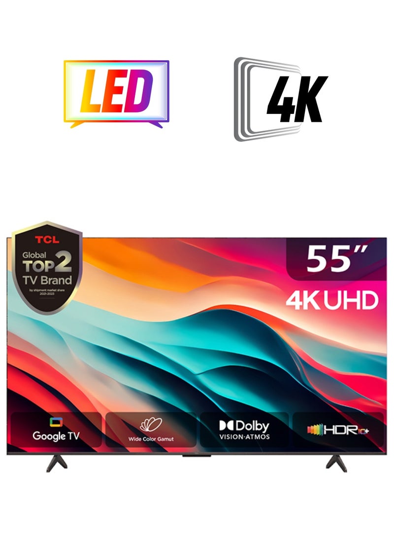 تي سي إل - تلفزيون جوجل 55 بوصة 4K WCG UHD HDR10+ - Image 1