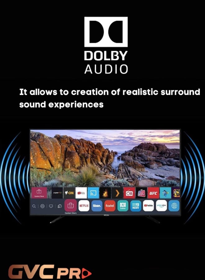 شاشة ذكية 70 بوصة نظام WebOs دقة عالية 4K مع ريموت سحري - GVC-70WS7200 GVC-70WS7200 اسود