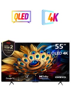 تي سي إل تلفزيون جوجل 55 بوصة 4K QLED  - Image 1