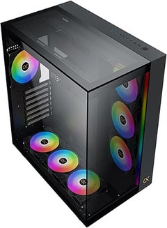 Xigmatek AQUA Ultra Black E-ATX Mid-Tower Case (EN40672) 