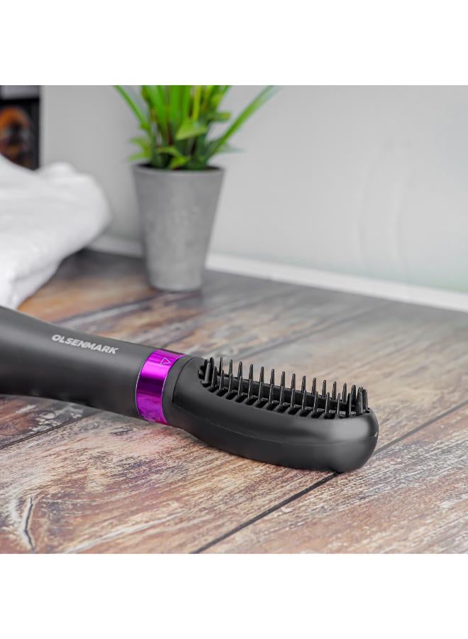 أولسنمارك مشط تصفيف الشعر الساخن 5 في 1 - OMH4115، خيارات متعددة للشعر القصير والطويل، فوهة القطع والتركيز، سلك دوار 360 درجة، مثالي للصالونات والتصفيف في المنزل - Image 5