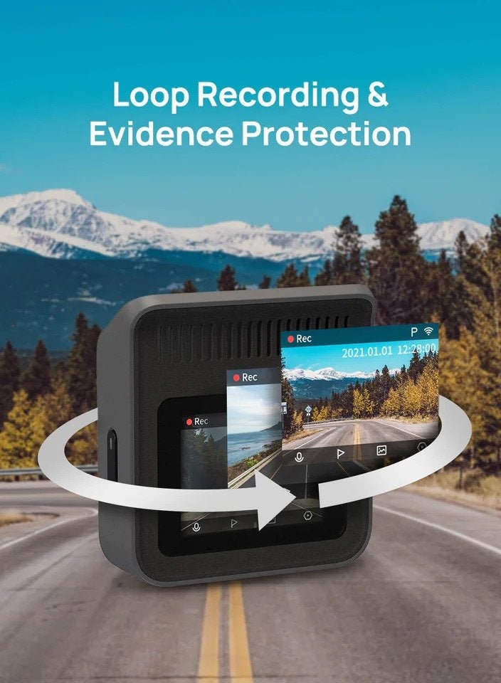 70mai - 70mai Dash Cam A400 Dual-Channel Compact Size - Image 1