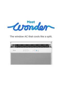 Midea Window Air Conditioner 18000 BTU Inverter Compressor, Wifi Control, Silent, 24H Timer, Sleep Mode, 5 Year Full Warranty 3500 W ‎MWT4WG-18CRN1 White  - Image 2
