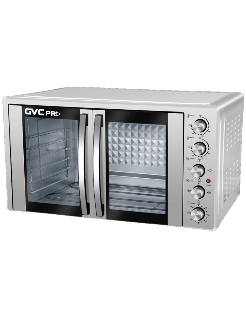 gvc pro - Dual Door Oven 100 L 1800 W GVOV-1002D Steel - Image 1