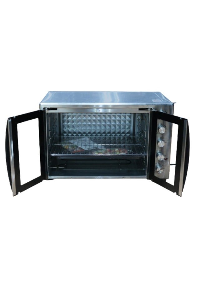 gvc pro - Dual Door Oven 100 L 1800 W GVOV-1002D Steel - Image 1