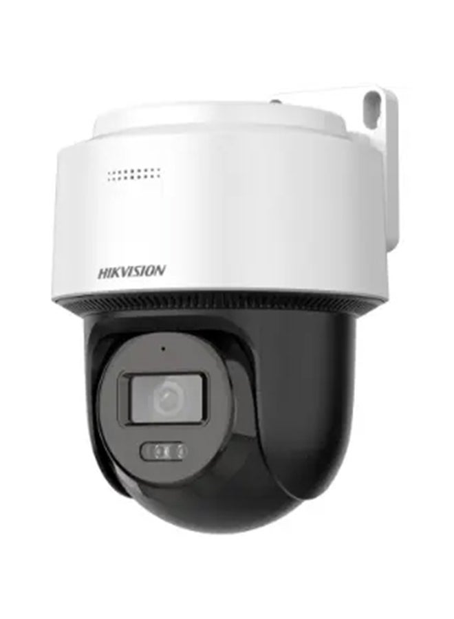 HIKVISION DS-2DE2C400MWG-E 4 MP Fixed Outdoor Smart Hybrid-light PT Network Camera, Human Detection and Auto-tracking Lite, Built-in microphone and speaker, Built-in memory card slot up to 512 GB Support, Water and dust resistant (IP66) - Image 1
