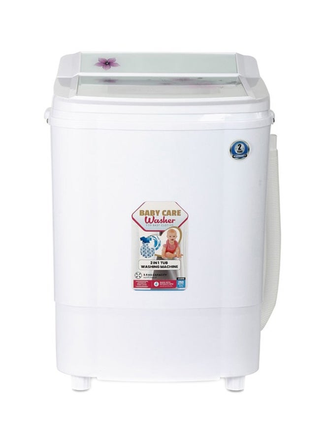 Clikon - Top Load Washing Machine With Knob Control 3 Kg CK618 White - Image 1
