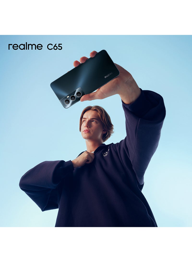 realme - C65 Dual SIM Starlight Black 6GB RAM 128GB 4G - Middle East Version - Image 1