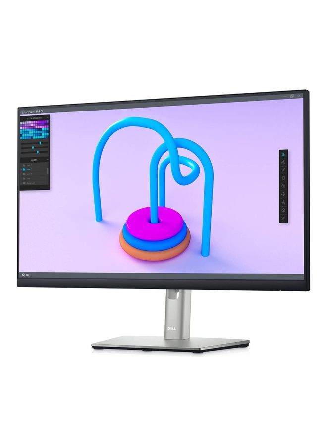 DELL - P2422HE Hub Monitor, 23.8" FHD IPS Display, 60Hz Refresh Rate, 5ms (GtG) Response Time, 16.7m Display Colors, 4-Port USB Type-A & 1 USB Tyepe-C Hub, HDMI1.4/DP1.2/VGA, Black - Image 1