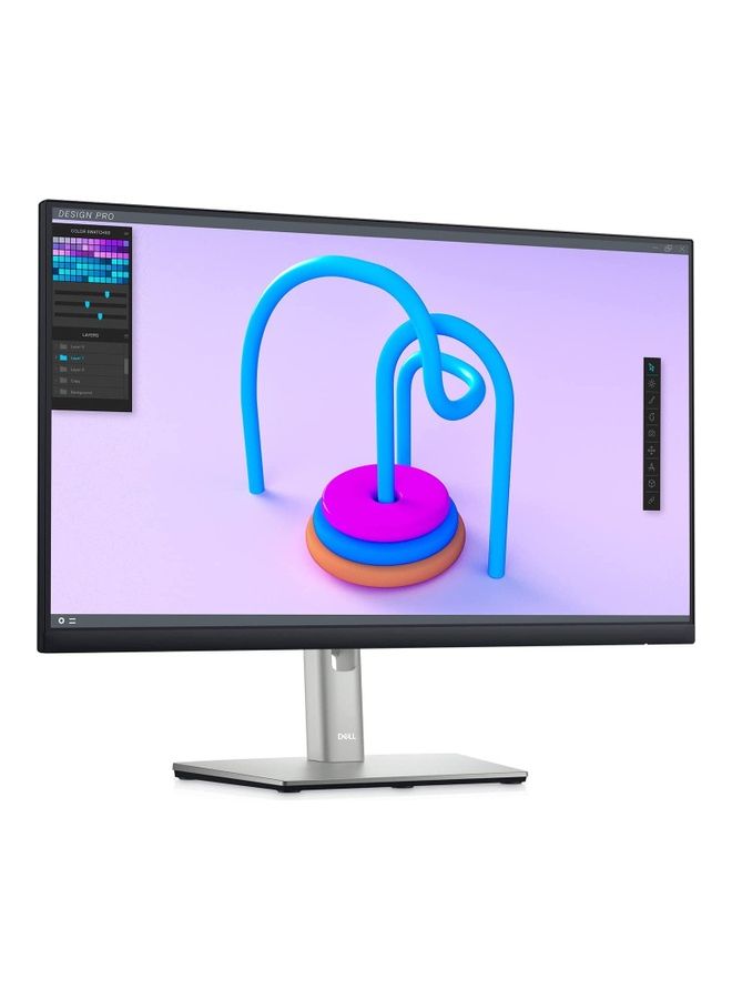 DELL - P2422HE Hub Monitor, 23.8" FHD IPS Display, 60Hz Refresh Rate, 5ms (GtG) Response Time, 16.7m Display Colors, 4-Port USB Type-A & 1 USB Tyepe-C Hub, HDMI1.4/DP1.2/VGA, Black - Image 1