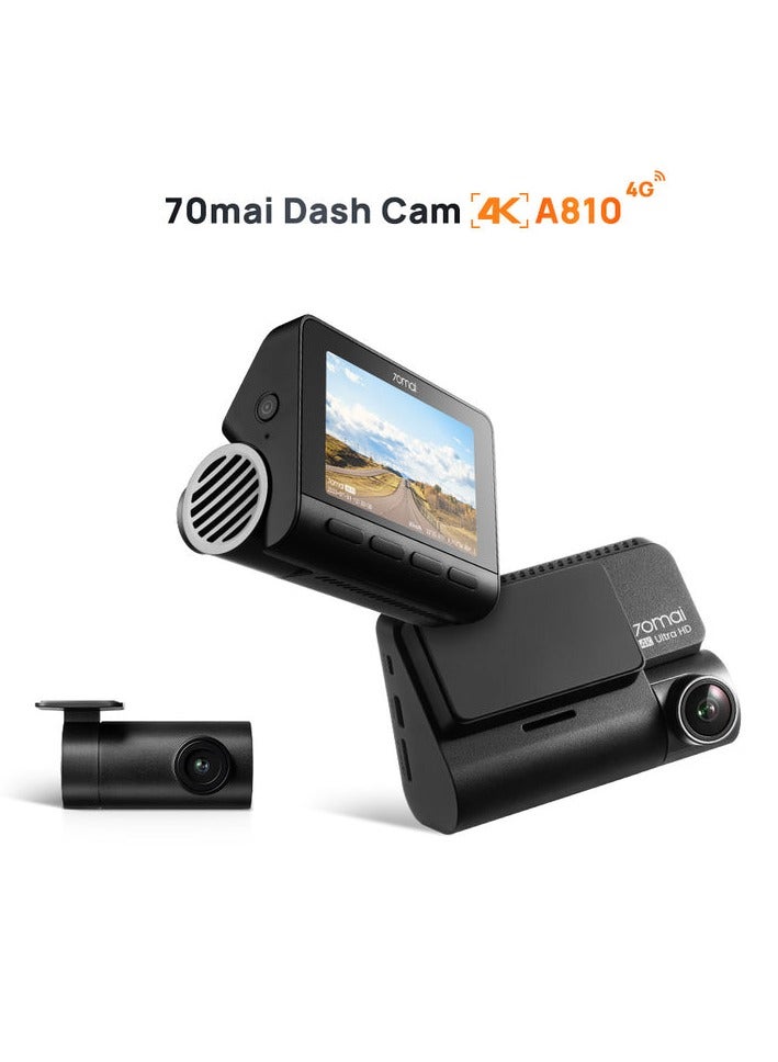 70 ماي - مجموعة كاميرا 4K A810 HDR Fash Cam مع Sony Starvis 2 - Image 1