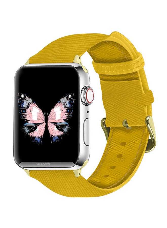 Apple Watch Band 38mm/40mm/41mm Leather Band Buckle Strap Wristband Compatible with Apple watch series 7/6/5/4/3/2/1/SE Multicolor
