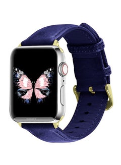 Apple Watch Band 38mm/40mm/41mm Leather Band Buckle Strap Wristband Compatible with Apple watch series 7/6/5/4/3/2/1/SE Multicolor