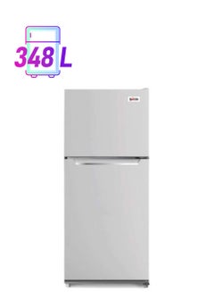 SREEN Two-Door Refrigerator 12.3 feet With No Frost Feature SRTM-452NF Silver  - Image 1