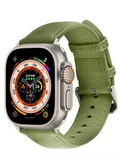 Apple Watch Band 49mm/45mm/44mm Leather Band Buckle Strap Wristband Compatible with Apple watch series Ultra2/Ultra/8/7/SE/5/4/3/2/1 Multicolor