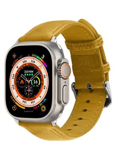 Apple Watch Band 49mm/45mm/44mm Leather Band Buckle Strap Wristband Compatible with Apple watch series Ultra2/Ultra/8/7/SE/5/4/3/2/1 Multicolor