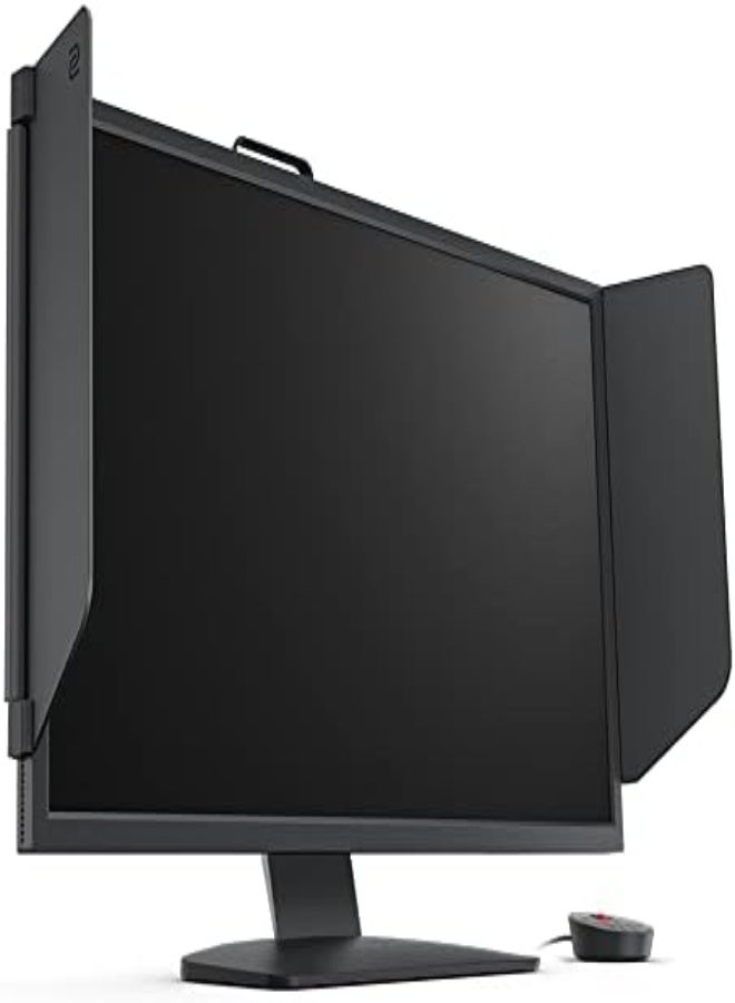 بين كيو Zowie XL2566K 24.5 Fast TN In 360Hz Gaming Monitor | Motion Clarity DyAc | 1080p | XL Setting To Share | Custom Quick Menu | S Switch | Shield | Smaller Base | Adjustable Height And Tilt - Grey 
