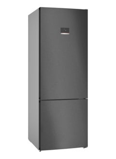 BOSCH Series 4 Free-Standing Fridge-Freezer with Freezer at Bottom 505 Liters - 193 x 70 cm, 505 L KGN56CX30U Black Stainless Steel  - Image 1