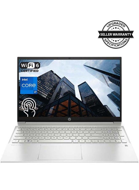 Pavilion (Upgraded Version) Laptop With 15.6-Inch Display, Core i7-1355UProcessor/16GB RAM/1TB SSD/Intel Iris XE Graphics/Windows 11 Pro English Natural Silver