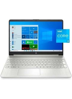 HP (Upgraded Version) Laptop With 15.6-Inch Display, Core i3-1115G4Processor/8GB RAM/256GBIntel Iris XE Graphics/Windows 10 Home English Natural Silver  - Image 1