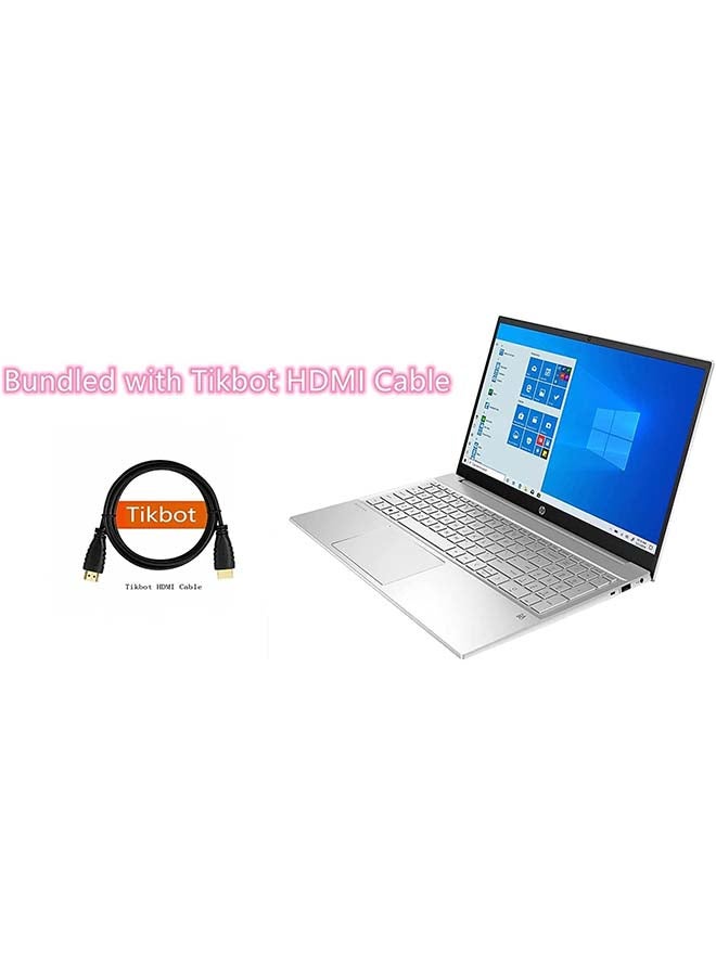 HP Pavilion (Upgraded Version) Laptop With 15.6-Inch Display, Core i5-1335UProcessor/16GB RAM/1TB SSD/Intel Iris XE Graphics/Windows 11 English Natural Silver  - Image 5