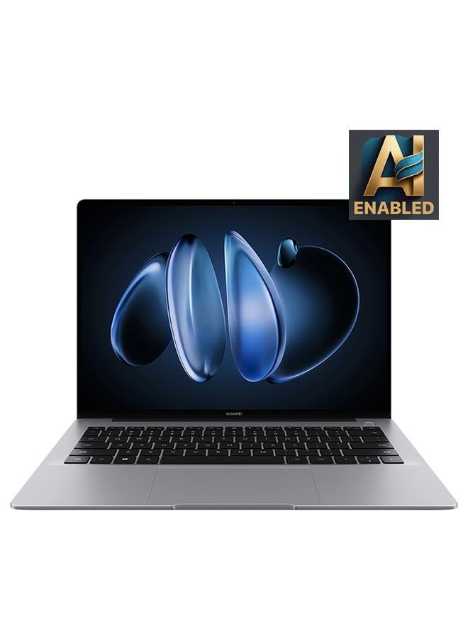 HUAWEI Matebook 14 Touchscreen Laptop With 14.2-Inch 2.8K (2880x1920) OLED Touch-Control Handwriting Display, Core Ultra 5-125H Processor/16GB RAM DDR5/512GB SSD/Intel Iris XE Graphics/Windows 11 Home English/Arabic Space Gray English/Arabic Space Gray - Image 1