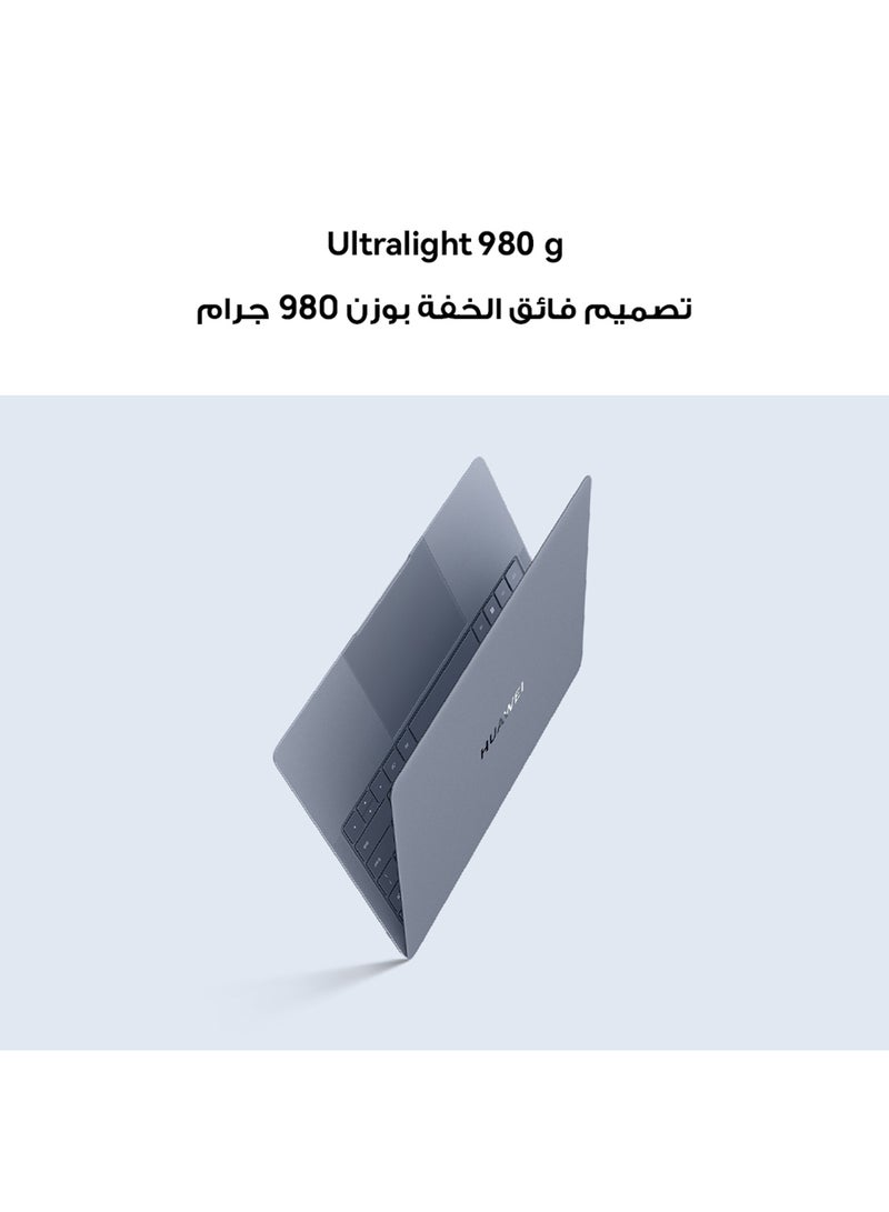 HUAWEI - MateBook X Pro Laptop With 14.2-Inch 3.1K flexible OLED Display, Core Ultra 7 Processor/16GB RAM/1TB SSD/Intel Iris XE Graphics/Windows 11 Home + Smart Chargeable Mouse Pad English/Arabic White - Image 1