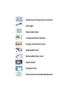 SREEN Top Mount Refrigerator 7.45 Cuft Defrost SRTM274DFS Silver  - Image 2