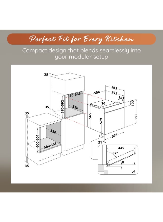 Ariston Built In Gas Oven - GS33Y430IXA Multicolour - Image 3
