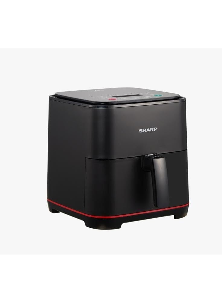 SHARP Air Fryer With 8 Cook Menus - 5 L 1450 W KF-AF50RT-K3 Black  - Image 2