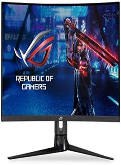 ROG Strix 31.5” 1440P Curved Gaming Monitor (XG32VC), QHD (2560 x 1440), 170Hz, 1ms, Extreme Low Motion Blur Sync, FreeSync Premium Pro, HDMI DisplayPort USB 3.0 Type C Black