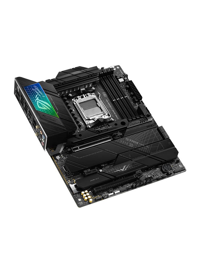 ASUS - ROG STRIX X670E-F GAMING WIFI ATX Motherboard, AMD X670 Chipset, AM5 Socket, Intel 2.5 Gb Ethernet, Wi-Fi 6E, 4xDual Channel DDR5-6400, 128GB Max Memory, 4xSATA 6Gb/s, PCIe 5.0 | 90MB1BA0-M0EAY0 - Image 1