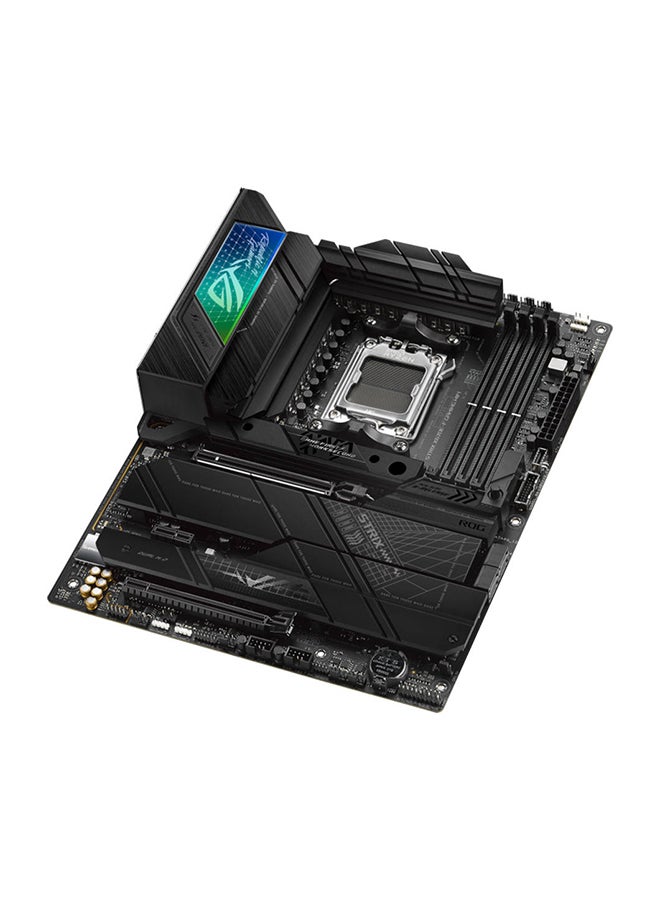 ASUS - ROG STRIX X670E-F GAMING WIFI ATX Motherboard, AMD X670 Chipset, AM5 Socket, Intel 2.5 Gb Ethernet, Wi-Fi 6E, 4xDual Channel DDR5-6400, 128GB Max Memory, 4xSATA 6Gb/s, PCIe 5.0 | 90MB1BA0-M0EAY0 - Image 1