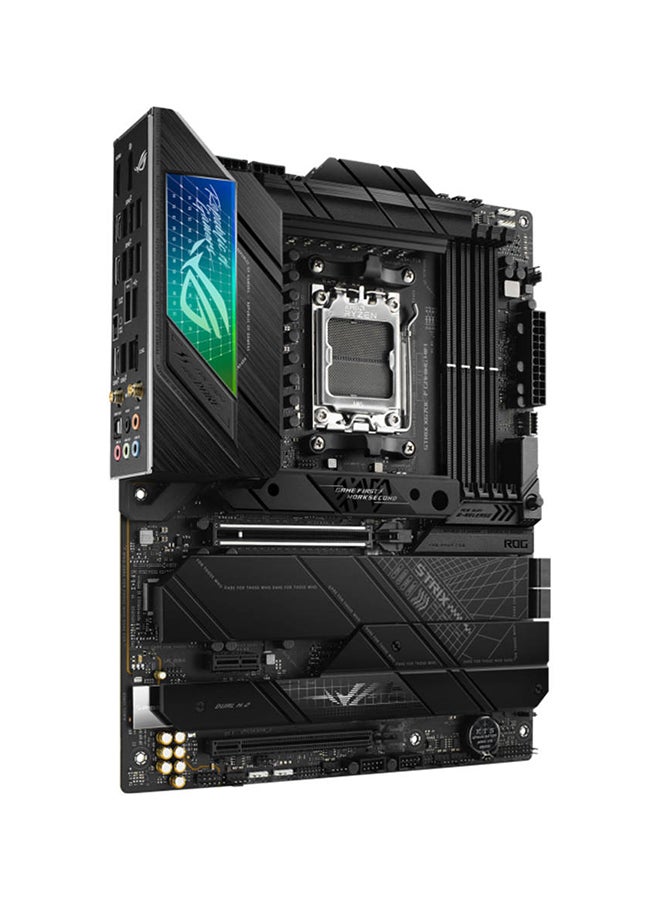 ASUS - ROG STRIX X670E-F GAMING WIFI ATX Motherboard, AMD X670 Chipset, AM5 Socket, Intel 2.5 Gb Ethernet, Wi-Fi 6E, 4xDual Channel DDR5-6400, 128GB Max Memory, 4xSATA 6Gb/s, PCIe 5.0 | 90MB1BA0-M0EAY0 - Image 1