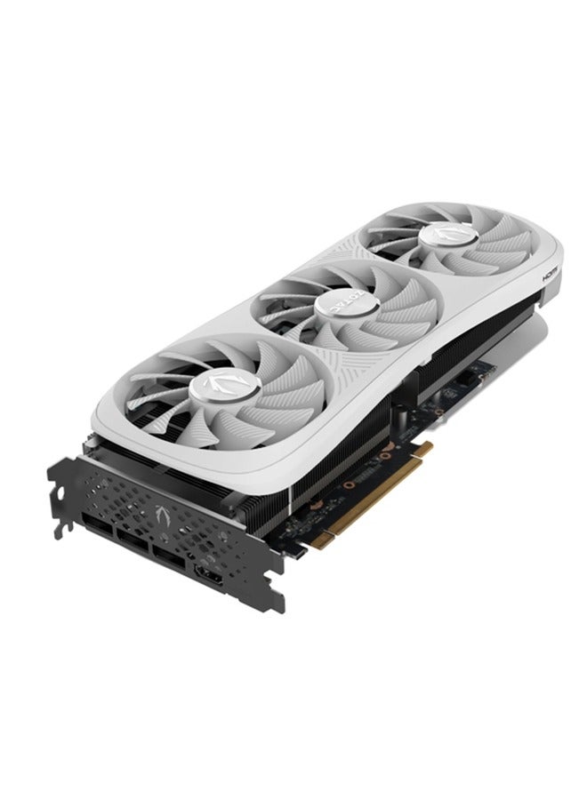 ZOTAC - Gaming GeForce RTX 4070 Ti SUPER Trinity White OC Edition Graphics Card, 16GB GDDR6X 256-Bit Memory, 8448 CUDA Cores, 21 Gbps Memory Speed, 2625 MHz Boost Clock, PCI-E 4.0 16x | ZT-D40730Q-10P - Image 1