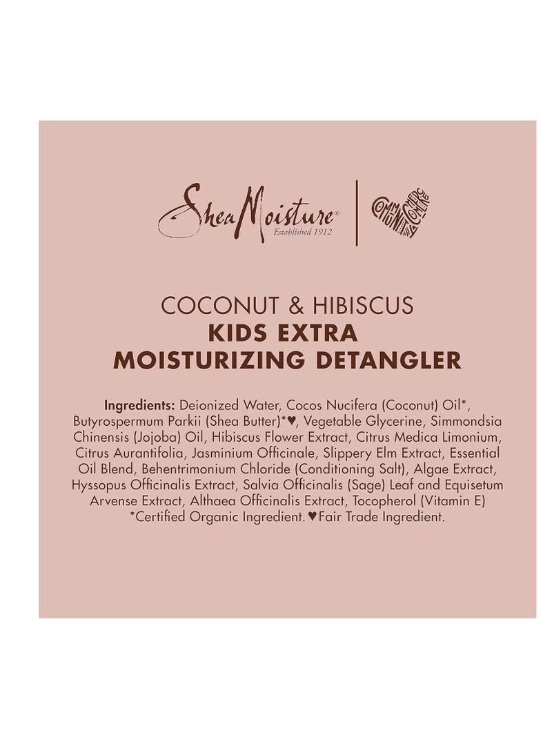 SheaMoisture - Kids Extra Moisturizing Detangler For Curly Hair Coconut And Hibiscus Kids Detangler With Shea Butter 8 ozml - Image 1
