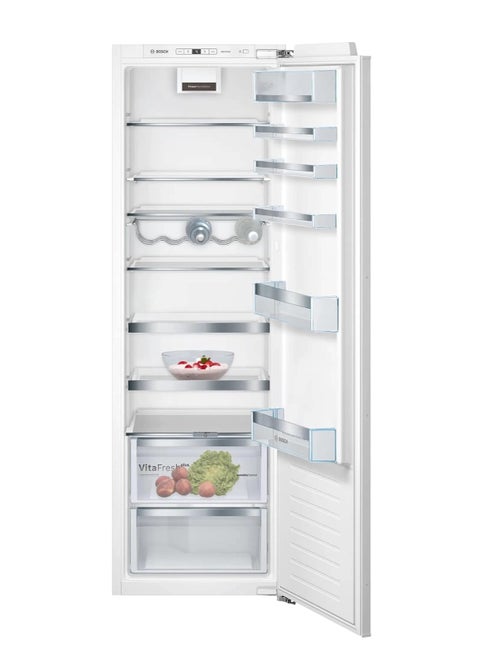 Series 6 Built-in Refrigerator 319 Liter with flat hinge 90 W KIR81AF30U Built-in fridge White