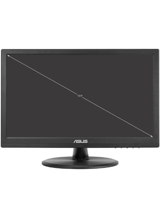 VT168HR Touch Monitor, 15.6" 1366x768 WXGA Touch Display, 60Hz Refresh Rate, 5ms Response Time, 262K Display Colors, TN Panel, 16:9 Aspect Ratio, HDMI/VGA Black