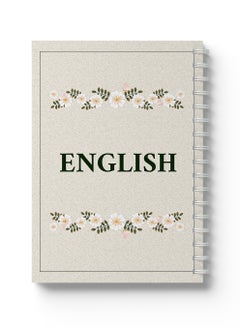 LOWHA English Sprial Notebook, 60 Sheets with Hard Paper Covers and Rose Wreath Design Multicolour  - Image 5
