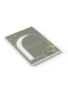 LOWHA English Sprial Notebook, 60 Sheets with Hard Cover ABC Design Multicolour  - Image 3