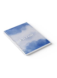 LOWHA English Sprial Notebook, 60 Sheets with Hard Paper Covers Clouds Design Multicolour  - Image 3