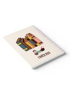 LOWHA English Sprial Notebook, 60 Sheets with Hard Paper Cover Books Design Multicolour  - Image 4