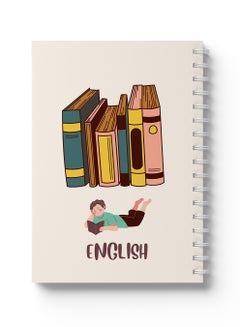 LOWHA English Sprial Notebook, 60 Sheets with Hard Paper Cover Books Design Multicolour  - Image 5