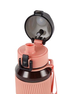 رويال فورد Royalford 480ml Water Bottle RF12354 with Volume Tracker, Plastic Bottles with Push button Lid Perfect for School, Office and Gym Leak-Proof and Eco-Friendly, Food-Grade Multicolor 480ml  - Image 2