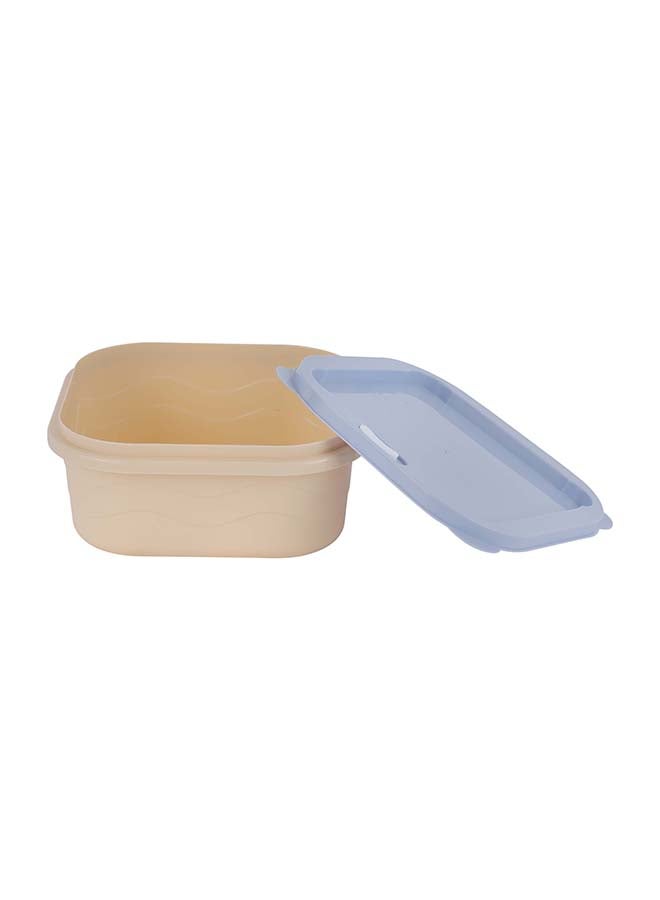 Royalford Royalford Square Plastic Food Storage Container RF12180 Pack of 5 Containers, 270 ml, 600 ml, 1300 ml, 2450 ml, 4000 ml, Storage Box for Food, Leftover, Marinades, Dough, etc. Multicolor  - Image 2