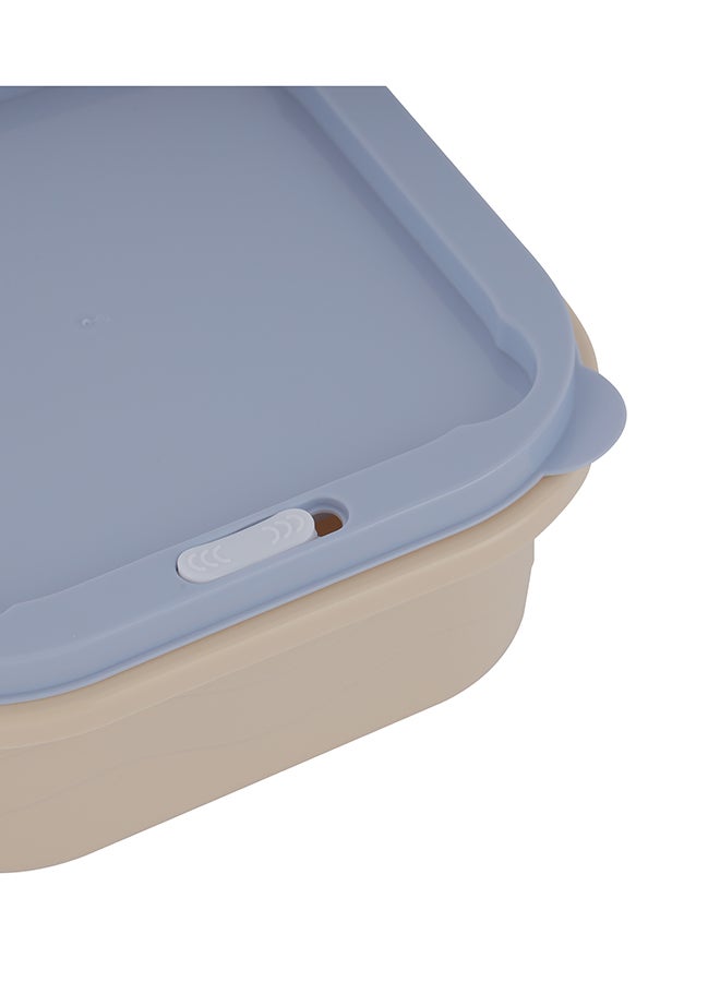 Royalford Royalford Square Plastic Food Storage Container RF12180 Pack of 5 Containers, 270 ml, 600 ml, 1300 ml, 2450 ml, 4000 ml, Storage Box for Food, Leftover, Marinades, Dough, etc. Multicolor  - Image 4