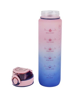 رويال فورد Royalford 1000ml Water Bottle RF12157 with Volume Tracker, Motivational Bottles with Flip Lid, PP Sipper and Straw Perfect for School, Office and Gym Leak-Proof Food-Grade and Elegant Design Multicolor 1000ml  - Image 5